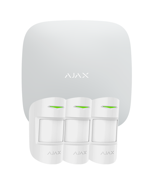 Alarme Ajax HUBKIT-PRO-W - Pack alarme IP / GPRS