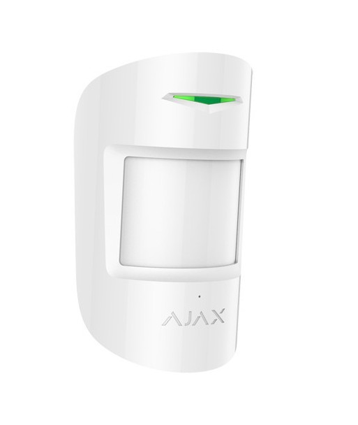 Alarme Ajax COMBIPROT-W - Détecteur PIR et bris de vitre blanc